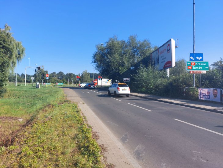 Wyjazd z Wieliczki. Fot. GDDKiA